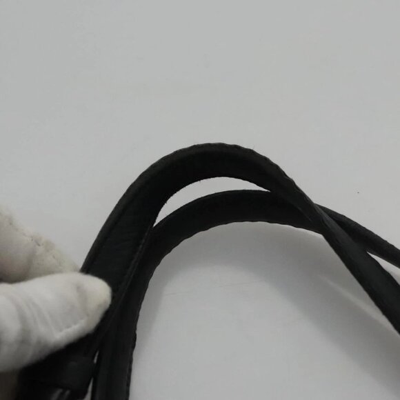 BOTTEGA VENETA Chain Hand Bag Leather Black Auth bs22135 - Picture 9 of 16